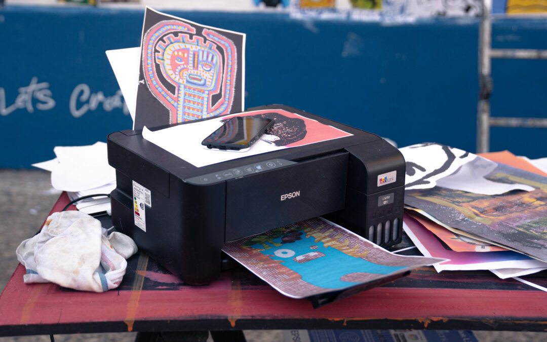 Epson Argentina salió a la calle para celebrar la creatividad