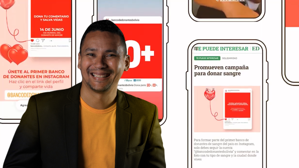 Campañas históricas: «Primer Banco de Donantes de Sangre de Bolivia», de Athos Bolivia