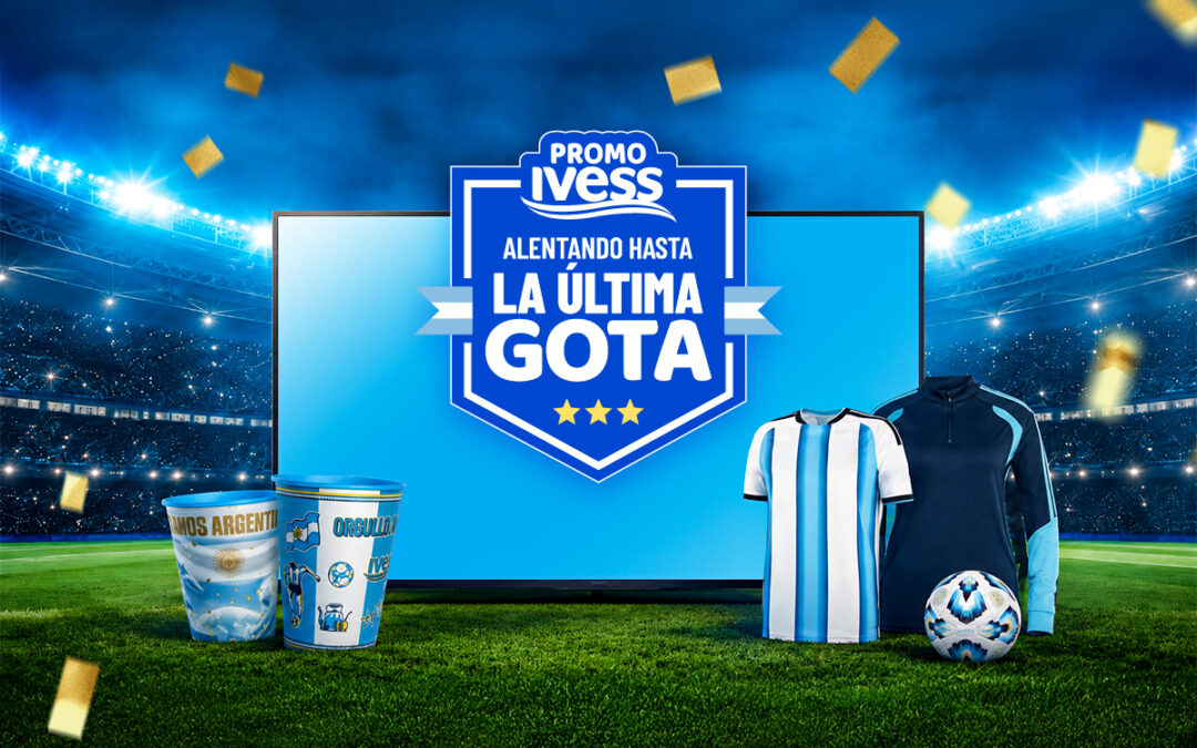“Alentando hasta la última gota”, la campaña de IVESS para acompañar el fervor mundialista