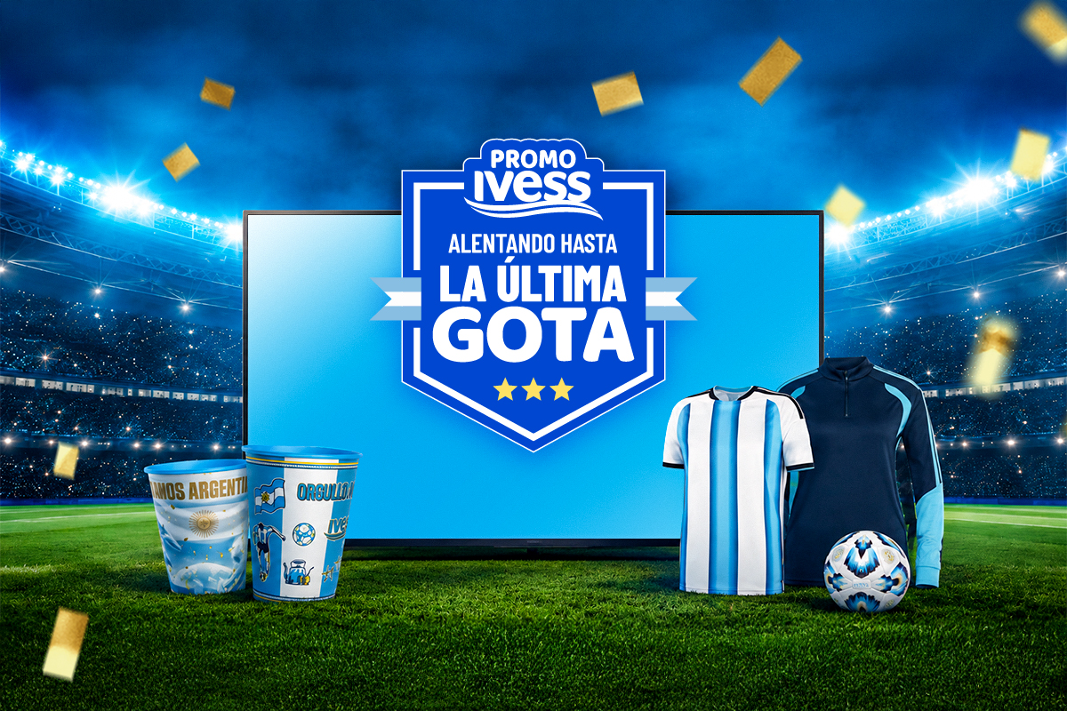 “Alentando hasta la última gota”, la campaña de IVESS para acompañar el fervor mundialista